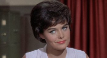 Movie still from “Kid Galahad” (1962), directed by Phil Karlson – A person with short hair; Close Up shot, High angle
