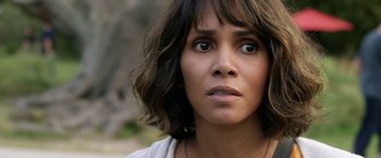 Movie still from “Kidnap” (2017), directed by Luis Prieto – Halle berry's face in a scene from the movie kidnap; Close Up shot, High angle
