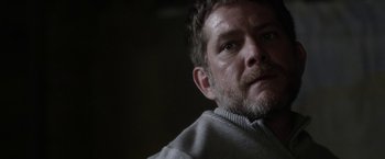 Movie still from “Kidnap” (2017), directed by Luis Prieto – A person looking at the camera; Close Up shot, Over the shoulder angle