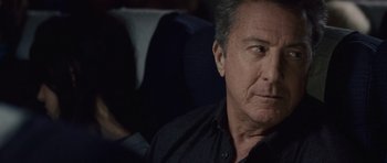 Movie still from “Last Chance Harvey” (2008), directed by Joel Hopkins – A person wearing a black shirt; Close Up shot, Over the shoulder angle