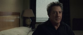 Movie still from “Last Chance Harvey” (2008), directed by Joel Hopkins – A person sitting in a room near a window; Close Up shot, Over the shoulder angle