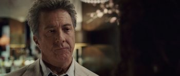 Movie still from “Last Chance Harvey” (2008), directed by Joel Hopkins – An older man in a white shirt and a bow tie; Close Up shot, Over the shoulder angle