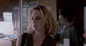 Movie still from “Leaving Las Vegas” (1995), directed by Mike Figgis – A person wearing a dress; Close Up shot, Low angle