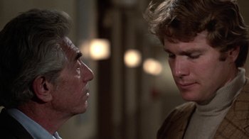 Movie still from “Love Story” (1970), directed by Arthur Hiller – A man and a woman talking to each other; Close Up shot, Over the shoulder angle