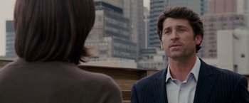 Movie still from “Made of Honor” (2008), directed by Paul Weiland – A man and a woman are talking to each other; Close Up shot, Over the shoulder angle