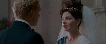 Movie still from “Made of Honor” (2008), directed by Paul Weiland – A man and a woman are looking at one another; Close Up shot, Over the shoulder angle