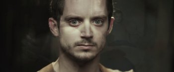 Movie still from “Maniac” (2012), directed by Franck Khalfoun – A person with a beard; Close Up shot, Low angle