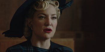 Movie still from “Marshall” (2017), directed by Reginald Hudlin – A person wearing a hat; Close Up shot, Over the shoulder angle