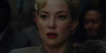 Movie still from “Marshall” (2017), directed by Reginald Hudlin – A person wearing a jacket; Close Up shot, Over the shoulder angle