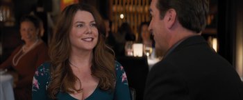 Movie still from “Middle School: The Worst Years of My Life” (2016), directed by Steve Carr – A man and a woman sitting at a table in a restaurant; Close Up shot, Over the shoulder angle