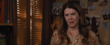 Movie still from “Middle School: The Worst Years of My Life” (2016), directed by Steve Carr – A person with long brown hair; Close Up shot, Over the shoulder angle