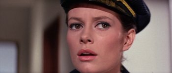 Movie still from “Muscle Beach Party” (1964), directed by William Asher – A person wearing a hat; Close Up shot, Low angle