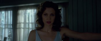 Movie still from “Gerald's Game” (2017), directed by Mike Flanagan – A person wearing a necklace; Close Up shot, Low angle