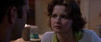 Movie still from “Old School” (2003), directed by Todd Phillips – A person sitting at a table; Close Up shot, Over the shoulder angle