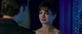 Movie still from “One Day” (2011), directed by Lone Scherfig – A person wearing a dress; Close Up shot, Over the shoulder angle