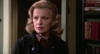 Movie still from “Opening Night” (1977), directed by John Cassavetes – A person wearing a jacket; Close Up shot, Low angle