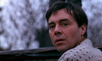 Movie still from “Our Mother's House” (1967), directed by Jack Clayton – A person wearing a sweater; Close Up shot, Low angle