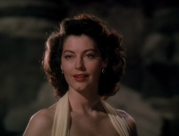 Movie still from “Pandora and the Flying Dutchman” (1951), directed by Albert Lewin – A person wearing a dress; Close Up shot, Low angle