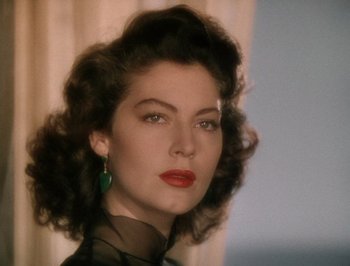Movie still from “Pandora and the Flying Dutchman” (1951), directed by Albert Lewin – A person wearing a dress; Close Up shot, Low angle
