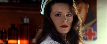 Movie still from “Pearl Harbor” (2001), directed by Michael Bay – A person wearing a hat; Close Up shot, Low angle