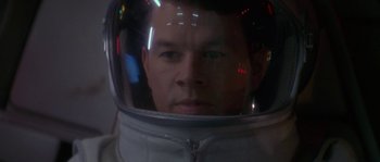 Movie still from “Planet of the Apes” (2001), directed by Tim Burton – A person wearing a space suit; Close Up shot, Low angle