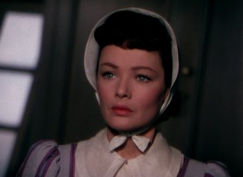 Movie still from “Plymouth Adventure” (1952), directed by Clarence Brown – A person wearing a hat; Close Up shot, Low angle