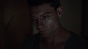 Movie still from “Queen of Earth” (2015), directed by Alex Ross Perry – A person looking at the camera; Close Up shot, Low angle