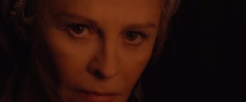 Movie still from “Red Riding Hood” (2011), directed by Catherine Hardwicke – A woman's face in the dark; Extreme Close Up shot, High angle