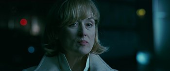 Movie still from “Rendition” (2007), directed by Gavin Hood – A person wearing a white shirt; Close Up shot, Low angle