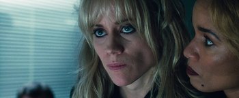 Movie still from “Set It Off” (1996), directed by F. Gary Gray – A person with blue eyes; Close Up shot, Low angle