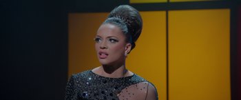 Movie still from “Sparkle” (2012), directed by Salim Akil – A person wearing a dress; Close Up shot, Low angle