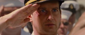 Movie still from “Stealth” (2005), directed by Rob Cohen – A person wearing a hat; Close Up shot, Low angle