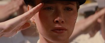 Movie still from “Stealth” (2005), directed by Rob Cohen – A person with a hat on; Extreme Close Up shot, Low angle