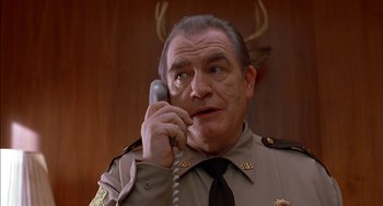 Movie still from “Super Troopers” (2001), directed by Jay Chandrasekhar – Close Up shot, Low angle