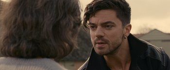 Movie still from “Tamara Drewe” (2010), directed by Stephen Frears – A person talking to another person; Close Up shot, Over the shoulder angle