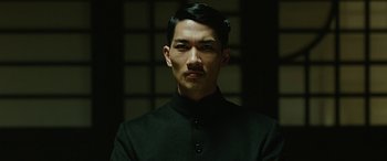 A person wearing a black shirt