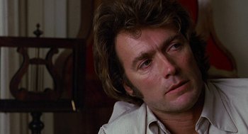 Movie still from “The Beguiled” (1971), directed by Don Siegel – A person with long hair; Close Up shot, Over the shoulder angle