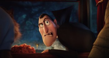 Movie still from “Hotel Transylvania 2” (2015), directed by Genndy Tartakovsky – Close Up shot, Low angle
