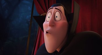 Movie still from “Hotel Transylvania 2” (2015), directed by Genndy Tartakovsky – Close Up shot, Low angle
