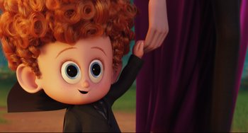 Movie still from “Hotel Transylvania 2” (2015), directed by Genndy Tartakovsky – Close Up shot, High angle