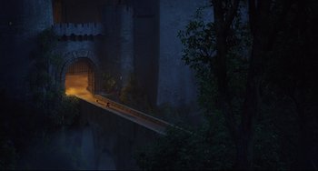 Movie still from “Hotel Transylvania 2” (2015), directed by Genndy Tartakovsky – Extreme Wide shot, High angle