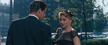 Movie still from “The Best of Everything” (1959), directed by Jean Negulesco – A man and a woman are talking to each other; Close Up shot, Over the shoulder angle