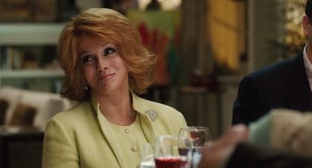 Movie still from “The Break-Up” (2006), directed by Peyton Reed – A person sitting at a table; Close Up shot, Over the shoulder angle