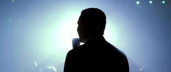 Movie still from “Ali” (2001), directed by Michael Mann – Extreme Close Up shot, Low angle