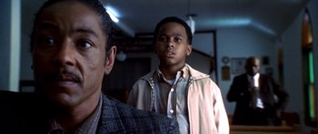 Movie still from “Ali” (2001), directed by Michael Mann – Close Up shot, Low angle