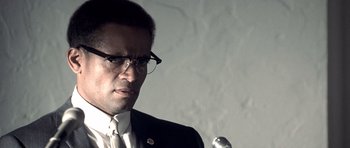 Movie still from “Ali” (2001), directed by Michael Mann – Close Up shot, Low angle