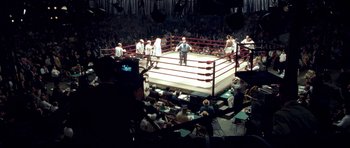 Movie still from “Ali” (2001), directed by Michael Mann – Extreme Wide shot, High angle