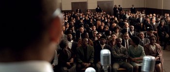 Movie still from “Ali” (2001), directed by Michael Mann – Wide shot, High angle