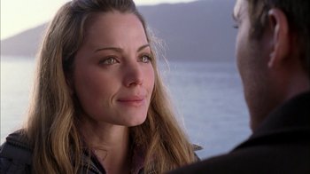 Movie still from “The Butterfly Effect 2” (2006), directed by John R. Leonetti – A person looking at a camera; Close Up shot, Over the shoulder angle