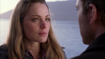 Movie still from “The Butterfly Effect 2” (2006), directed by John R. Leonetti – A person looking at the camera; Close Up shot, Over the shoulder angle